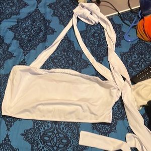 SheIn Bantu tie up crop top